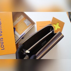 LV Двойной кошелек на молнии Модель M61723  Этот чрезвычайно пра