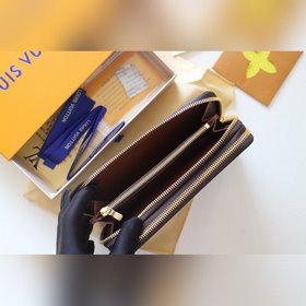LV Двойной кошелек на молнии Модель M61723  Этот чрезвычайно пра