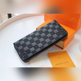 LV Превосходный кошелек ZIPPY VERTICAL Модель M63095 Этот вертика