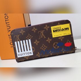 LV модель M67824  Кошелек на молнии ZlPPY Новейшая ограниченная