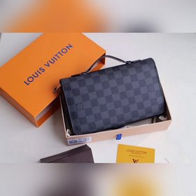 LV ZIPPY Большой кошелек Модель N41503 Сверхфункциональный Zippy