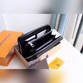 LV ZIPPY Большой кошелек Модель N41503 Кожа с тиснением Сверхфунк