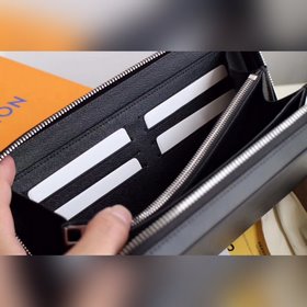 LV ZIPPY Большой кошелек Модель N41503 Сверхфункциональный Zippy 