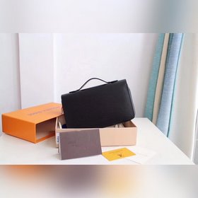 LV ZIPPY Большой кошелек Модель N41503 Сверхфункциональный Zippy 