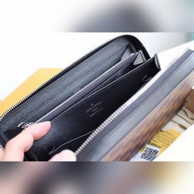 LV ZIPPY Большой кошелек Модель N41503 Сверхфункциональный Zippy 