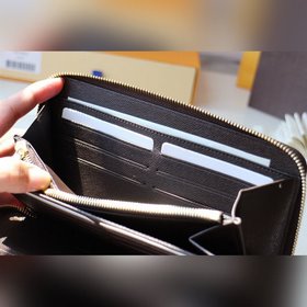 LV ZIPPY ORGANIZER Кошелек на молнии Модель N60111 Классический к