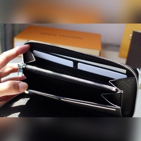 LV ZIPPY ORGANIZER Кошелек на молнии Модель N60111 Классический к