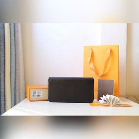 LV ZIPPY ORGANIZER Кошелек на молнии Модель N60111 Волна Классиче
