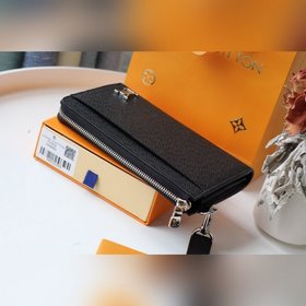 LV Zippy Dragonne кошелек на молнии Модель N69409 Крест В честь 
