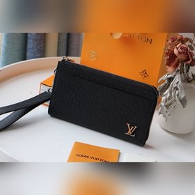 LV Zippy Dragonne кошелек на молнии Модель N69409 Крест В честь 