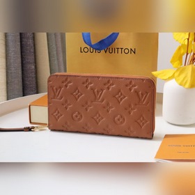 LV Zippy кошелек на молнии Артикул： M82121 Классический кошелек