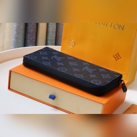 LV [Кошелек с тиснением и вертикальной застежкой-молнией ZIPPY] 