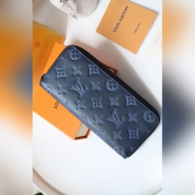 LV [Кошелек с тиснением и вертикальной застежкой-молнией ZIPPY] 