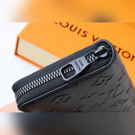 LV Артикул： M80505 Кошелек с прямой застежкой-молнией Этот коше