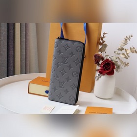LV Кошелек на молнии, сумка-клатч Артикул： M81384 Элегантный и