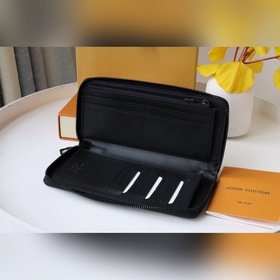 LV Вертикальный кошелек на молнии, сумка-клатч Артикул： M81830 