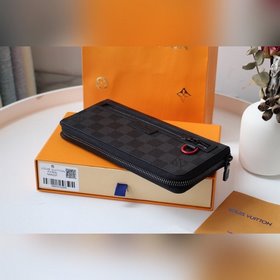LV Utility кошелек на молнии, сумка-клатч Артикул： N64037 Стиль