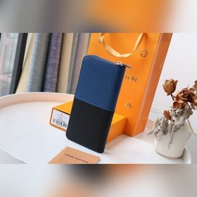 LV ZIPPY VERTICAL Кошелек Артикул： M63095 Крестообразная тексту