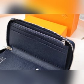 LV ZIPPY VERTICAL Кошелек Артикул： M63095 Крестообразная тексту