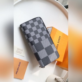 LV Артикул： N60442 Кошелек с прямой застежкой-молнией Этот прямо