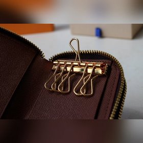 LV Многофункциональный чехол для ключей с двойной застежкой Модел