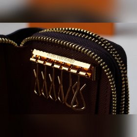 LV Многофункциональный чехол для ключей с двойной застежкой Модел