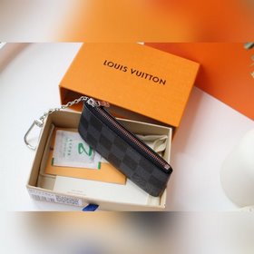 LV Кошелек для ключей Модель M62650 Элегантный и практичный кожа
