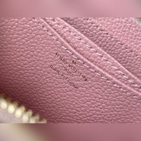 LV Артикул： M81467 Розовый кожаный кошелек Серия кошельков Специ