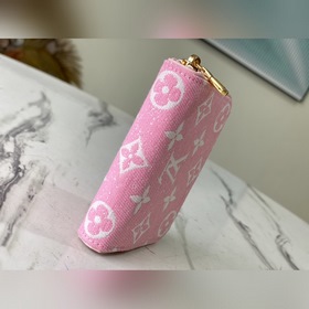 LV Артикул： M81185 Розовый Женская сумка-кошелек на молнииз дени