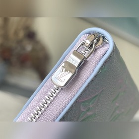 LV Артикул： M81467 Синий кожаный кошелек Серия кошельков Специал
