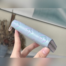 LV Артикул： M81467 Синий кожаный кошелек Серия кошельков Специал