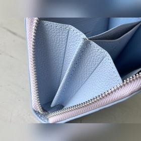 LV Артикул： M81467 Синий кожаный кошелек Серия кошельков Специал