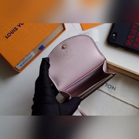 LV Модель M41939 Разноцветный кошелек в форме конверта Компактный