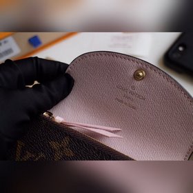 LV Модель M41939 Разноцветный кошелек в форме конверта Компактный