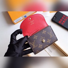 LV Модель M41939 Разноцветный кошелек-конверт Компактный, но чре