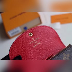 LV Модель M41939 Разноцветный кошелек-конверт Компактный, но чре