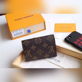 LV Модель M41939 Разноцветный кошелек-конверт Компактный, но чре