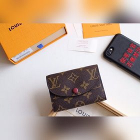 LV Модель M41939 Разноцветный кошелек-конверт Компактный, но чре