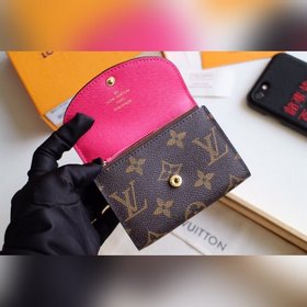 LV Модель M41939 Разноцветный кошелек в форме конверта Компактный