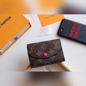 LV Модель M41939 Разноцветный кошелек в форме конверта Компактный