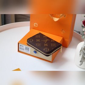 LV ZIPPY Кошелек на молнии Модель M60067 Идеальный выбор для горо