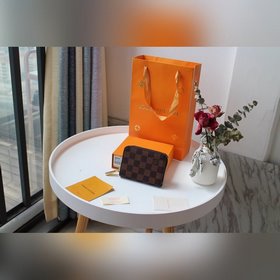 LV ZIPPY Кошелек на молнии Модель M60067 Идеальный выбор для гор