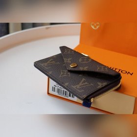 LV Многофункциональный карман для карт с застежкой-молнией, кошел