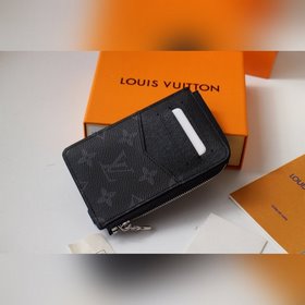 LV Многофункциональный карман для карт с застежкой-молнией, кошел