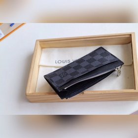 LV Coin Карточный чехол Монетник Модель M64038 Высочайшее качеств