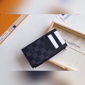 LV Coin Карточный чехол Монетник Модель M64038 Высочайшее качеств