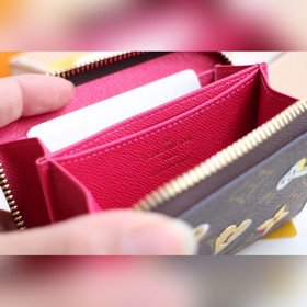 LV Zippy Кошелек Модель M64118 Сердце Кошелек Zippy изготовлен из