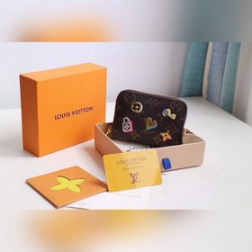 LV Zippy Кошелек Модель M64118 Сердце Кошелек Zippy изготовлен из