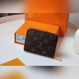 LV ZIPPY Кошелек на молнии Модель M60067 Идеальный выбор для гор