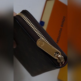 LV Рождественская коллекция Новинка ZIPPY Кошелек на молнии Арт